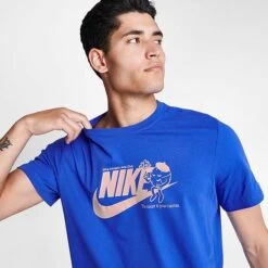 Men's Nike Sportswear Athletic Arts Club Graphic T-Shirt Game Royal - FB9796 480 -Deals Adidas Store FB9796 480 M5