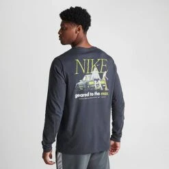 Men's Nike Sportswear Tuned Air Graphic Long-Sleeve T-Shirt Anthracite - FD1339 060 11 Men's Nike Sportswear Tuned Air Graphic Long-Sleeve T-Shirt Anthracite - FD1339 060 -Deals Adidas Store FD1339 060 M4