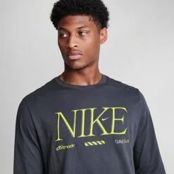 Men's Nike Sportswear Tuned Air Graphic Long-Sleeve T-Shirt Anthracite - FD1339 060 12 Men's Nike Sportswear Tuned Air Graphic Long-Sleeve T-Shirt Anthracite - FD1339 060 -Deals Adidas Store FD1339 060 M5
