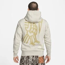 Men's Nike Sportswear Club Fleece JDI Graphic Hoodie Light Orewood Brown - FJ1575 104 -Deals Adidas Store FJ1575 104 M3