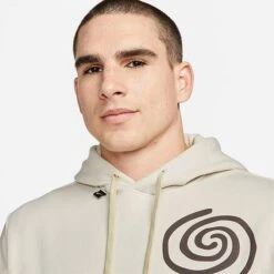 Men's Nike Sportswear Club Fleece JDI Graphic Hoodie Light Orewood Brown - FJ1575 104 -Deals Adidas Store FJ1575 104 M4