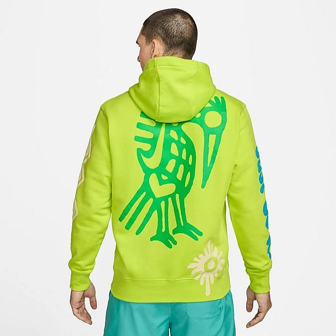 Men's Nike Sportswear Club Fleece JDI Graphic Hoodie Cyber - FJ1575 389 5 Men's Nike Sportswear Club Fleece JDI Graphic Hoodie Cyber - FJ1575 389 - Image 3