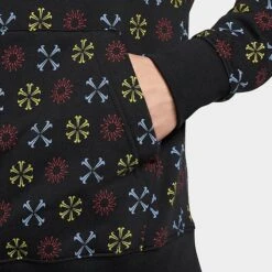 Men's Nike Sportswear Club Fleece Monogram Hoodie Black/Multi - FJ1635 010 12 Men's Nike Sportswear Club Fleece Monogram Hoodie Black/Multi - FJ1635 010 -Deals Adidas Store FJ1635 010 M5