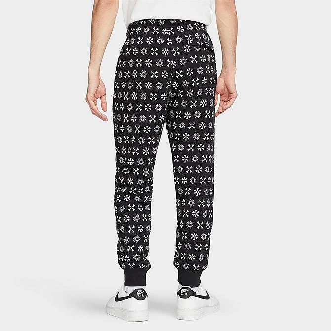 Men's Nike Sportswear Club Fleece Monogram Jogger Pants Black/Multi - FJ1637 011 5 Men's Nike Sportswear Club Fleece Monogram Jogger Pants Black/Multi - FJ1637 011 - Image 3