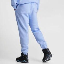Nike Men's Jordan Essentials Jumpman Fleece Sweatpants Royal Tint/White - FJ7779 425 11 Nike Men's Jordan Essentials Jumpman Fleece Sweatpants Royal Tint/White - FJ7779 425 -Deals Adidas Store FJ7779 425 M4