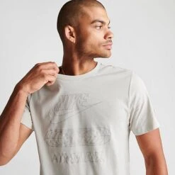 Men's Nike Sportswear Air Max Legacy Graphic T-Shirt Light Bone/Black - FN0241 072 -Deals Adidas Store FN0241 072 M5