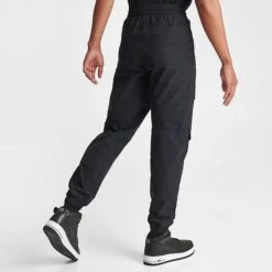 Men's Nike Sportswear Air Max Woven Cargo Pants Black/Black/White - FN0242 010 -Deals Adidas Store FN0242 010 M4