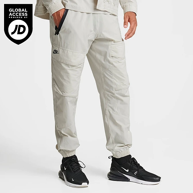 Men's Nike Sportswear Air Max Woven Cargo Pants Light Bone/Black/Black - FN0242 072 3 Men's Nike Sportswear Air Max Woven Cargo Pants Light Bone/Black/Black - FN0242 072