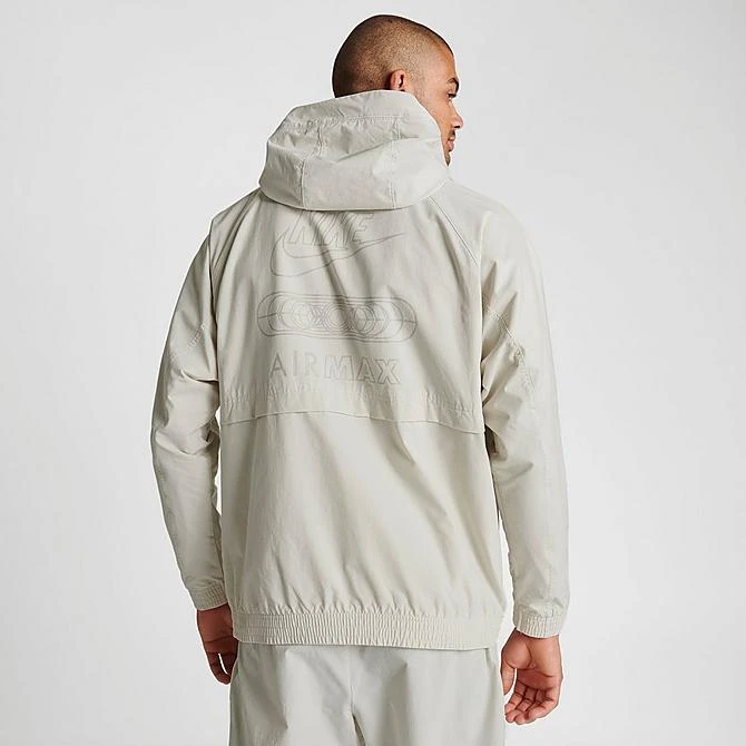 Men's Nike Sportswear Air Max Graphic Woven Full-Zip Jacket Light Bone/Black/Black - FN0243 072 5 Men's Nike Sportswear Air Max Graphic Woven Full-Zip Jacket Light Bone/Black/Black - FN0243 072 - Image 3
