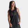 Men's Nike Sportswear Wordmark Graphic Tank Black/Multi - FN1458 010 -Deals Adidas Store FN1458 010 M1