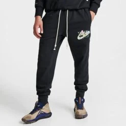 Men's Nike Giannis Standard Issue Connections Dri-FIT Jogger Pants Black - FN7214 010