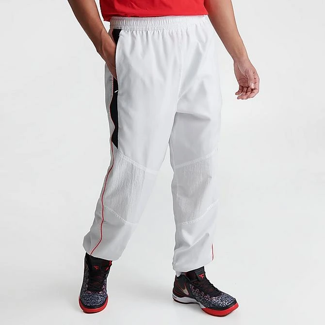 Men's Nike Air Swoosh Woven Track Pants Summit White/Black - FN7688 121 5 Men's Nike Air Swoosh Woven Track Pants Summit White/Black - FN7688 121 - Image 3