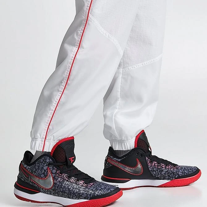 Men's Nike Air Swoosh Woven Track Pants Summit White/Black - FN7688 121 8 Men's Nike Air Swoosh Woven Track Pants Summit White/Black - FN7688 121 - Image 6