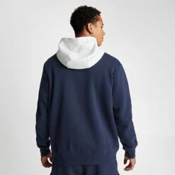 Men's Nike Air Retro Swoosh Fleece Pullover Hoodie Summit White/Obsidian/Game Royal - FN7691 122 11 Men's Nike Air Retro Swoosh Fleece Pullover Hoodie Summit White/Obsidian/Game Royal - FN7691 122 -Deals Adidas Store FN7691 122 M4