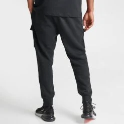 Men's Nike Air Retro Fleece Cargo Pants Black/Summit White - FN7693 010 11 Men's Nike Air Retro Fleece Cargo Pants Black/Summit White - FN7693 010 -Deals Adidas Store FN7693 010 M4