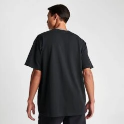 Men's Nike Air Retro Swoosh T-Shirt Black - FN7723 010 -Deals Adidas Store FN7723 010 M4