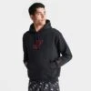 Nike Men's Jordan Jayson Tatum Logo Fleece Pullover Hoodie Black - FQ4140 010