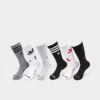 Adidas Originals Trefoil OG Remix Casual Cushioned Crew Socks (6-Pack) White/Black/Grey - GB3951C 100 -Deals Adidas Store GB3951C 100 P1