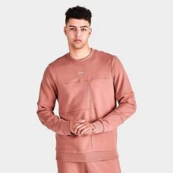 Reebok MYT Minimal Waste Crewneck Sweatshirt Canyon Coral - H54332 632 10 Reebok MYT Minimal Waste Crewneck Sweatshirt Canyon Coral - H54332 632 -Deals Adidas Store H54332 632 M3