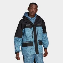 Men's Adidas Adventure Winter Allover Print GORE-TEX Jacket Multicolor - HK5019 997