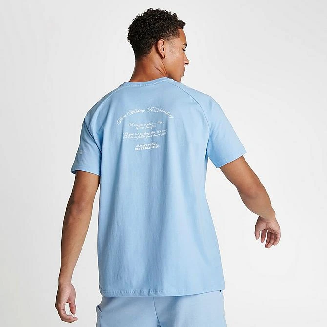 Men's Hoodrich OG Heat T-Shirt Placid Blue/White - HR0172 410 6 Men's Hoodrich OG Heat T-Shirt Placid Blue/White - HR0172 410 - Image 4