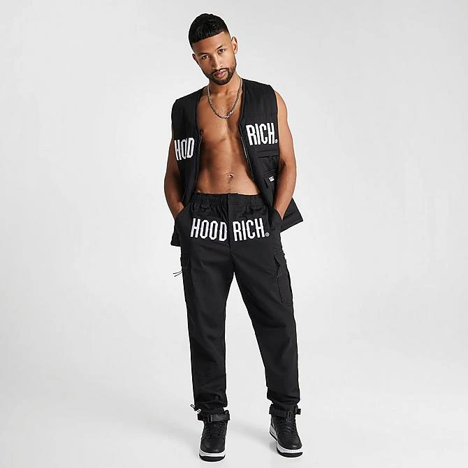 Men's Hoodrich OG Trek Cargo Pants Black/White - HR0380 001 4 Men's Hoodrich OG Trek Cargo Pants Black/White - HR0380 001 - Image 2