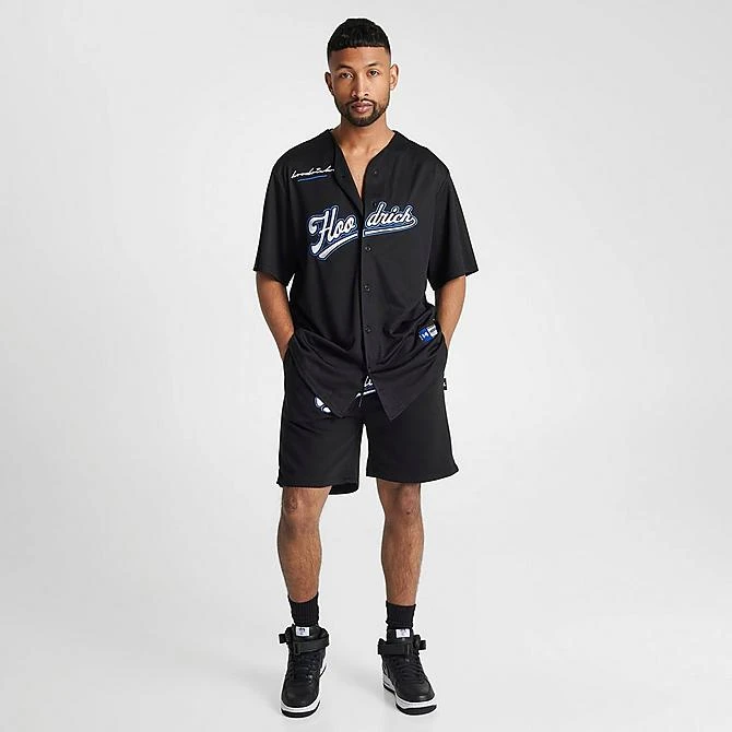Men's Hoodrich OG Stadium Baseball Jersey Black/White/Deja Vu Blue - HR0436 001 4 Men's Hoodrich OG Stadium Baseball Jersey Black/White/Deja Vu Blue - HR0436 001 - Image 2