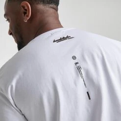 Men's Hoodrich OG Ink T-Shirt White/Stone - HR089 200 -Deals Adidas Store HR089 200 M6