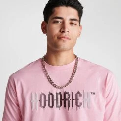 Men's Hoodrich OG Dash T-Shirt Rose/White/Grey/Black - HR0955 600 -Deals Adidas Store HR0955 600 M5