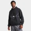 Men's Adidas Originals Adicolor Colorado Pullover Hoodie Black - HR5335 001 -Deals Adidas Store HR5335 001 M1