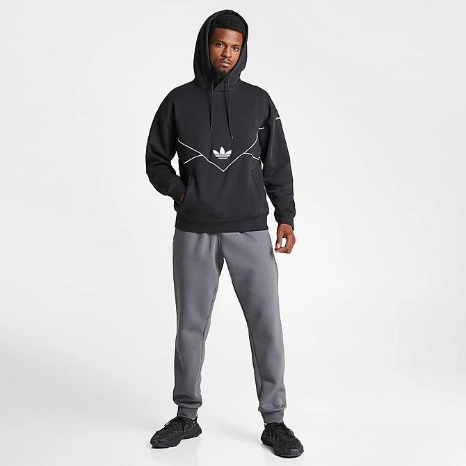Men's Adidas Originals Adicolor Colorado Pullover Hoodie Black - HR5335 001 4 Men's Adidas Originals Adicolor Colorado Pullover Hoodie Black - HR5335 001 - Image 2
