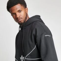 Men's Adidas Originals Adicolor Colorado Pullover Hoodie Black - HR5335 001 12 Men's Adidas Originals Adicolor Colorado Pullover Hoodie Black - HR5335 001 -Deals Adidas Store HR5335 001 M5