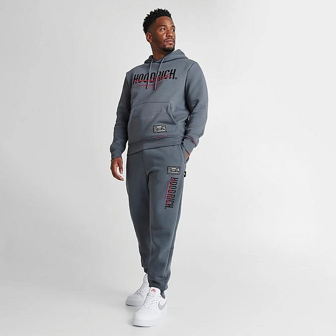 Men's Hoodrich OG Blend Graphic Print Jogger Pants Grey/Black/Red - HR662 060 4 Men's Hoodrich OG Blend Graphic Print Jogger Pants Grey/Black/Red - HR662 060 - Image 2