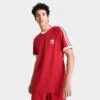 Men's Adidas Originals Adicolor Classics 3-Stripes T-Shirt Better Scarlet - IA4852 610 2 Men's Adidas Originals Adicolor Classics 3-Stripes T-Shirt Better Scarlet - IA4852 610 -Deals Adidas Store IA4852 610 M1