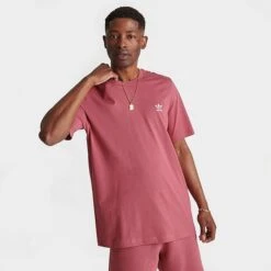 Adidas Originals Trefoil Essentials T-Shirt Pink Strata - IA4875 651