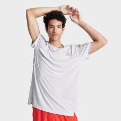 Men's Adidas Own The Run T-Shirt Dash Grey/Reflective Silver - IC7624 051