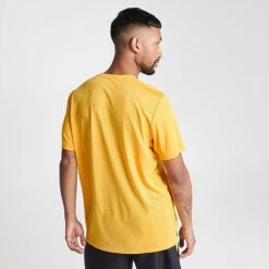 Men's Adidas Own The Run T-Shirt Bold Gold/Reflective Silver - IC7627 702 -Deals Adidas Store IC7627 702 M4