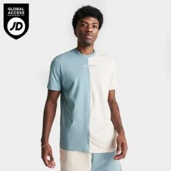 Men’s Adidas Originals Color Split T-Shirt Magic Grey/Wonder White - IJ8669 037