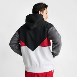 Men's Adidas Originals Adicolor Colorado Pullover Hoodie Black/Better Scarlet/Grey - IJ9466 001 11 Men's Adidas Originals Adicolor Colorado Pullover Hoodie Black/Better Scarlet/Grey - IJ9466 001 -Deals Adidas Store IJ9466 001 M4