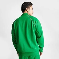 Men's Adidas Originals Superstar Track Top Green/White - IK3514 360 -Deals Adidas Store IK3514 360 M4