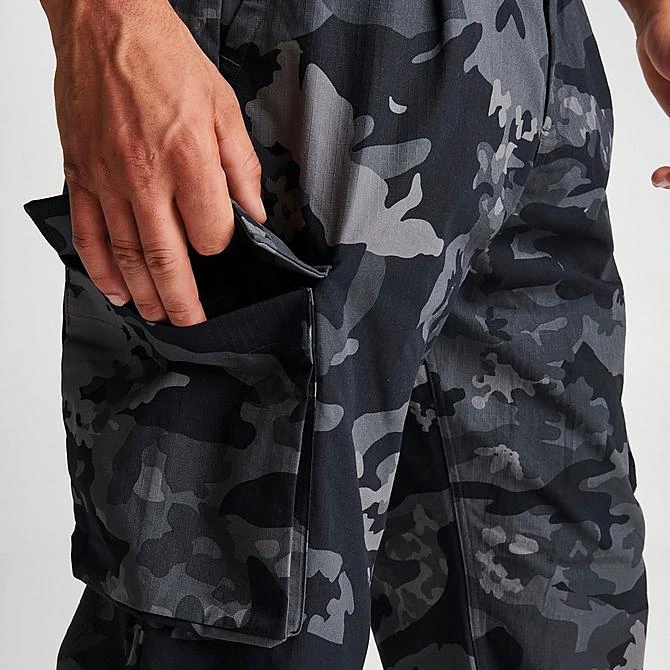 Men's Adidas Originals Camo Graphic Cargo Pants Carbon/Camo - IK3535 099 7 Men's Adidas Originals Camo Graphic Cargo Pants Carbon/Camo - IK3535 099 - Image 5