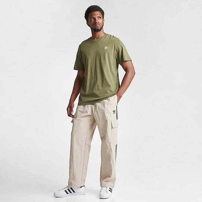 Men's Adidas Originals Adicolor Classics 3-Stripes Cargo Pants Wonder Beige - IM2108 264 4 Men's Adidas Originals Adicolor Classics 3-Stripes Cargo Pants Wonder Beige - IM2108 264 - Image 2