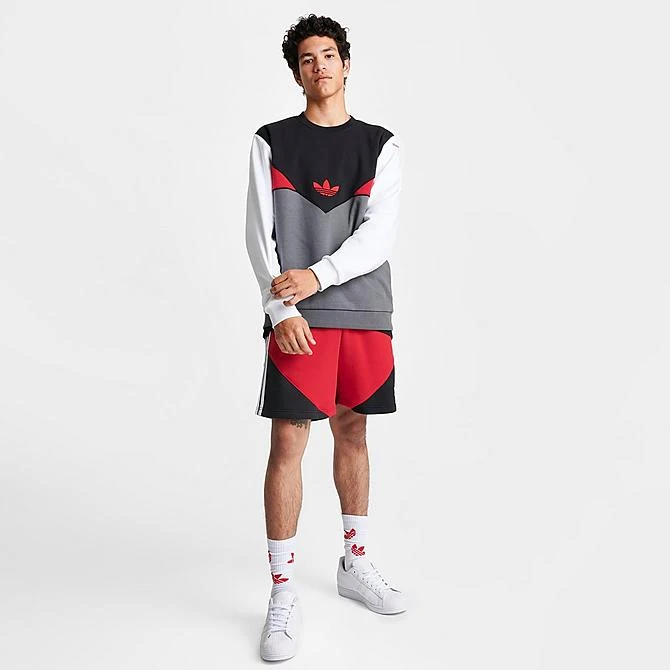 Men's Adidas Originals Colorado Crewneck Sweatshirt Black/Grey/Better Scarlet/White - IQ0018 001 4 Men's Adidas Originals Colorado Crewneck Sweatshirt Black/Grey/Better Scarlet/White - IQ0018 001 - Image 2