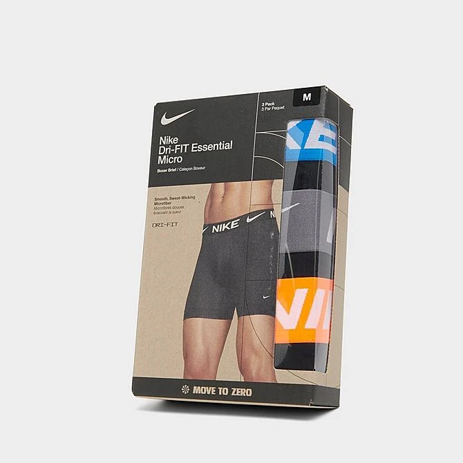 Men's Nike Dri-FIT Essential Micro Boxer Briefs (3-Pack) Multicolor - KE1157 017 4 Men's Nike Dri-FIT Essential Micro Boxer Briefs (3-Pack) Multicolor - KE1157 017 - Image 2