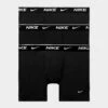 Men's Nike Stretch Cotton Boxer Briefs (3-Pack) Black/Black/Black - KE1167 001 -Deals Adidas Store KE1167 001 P1