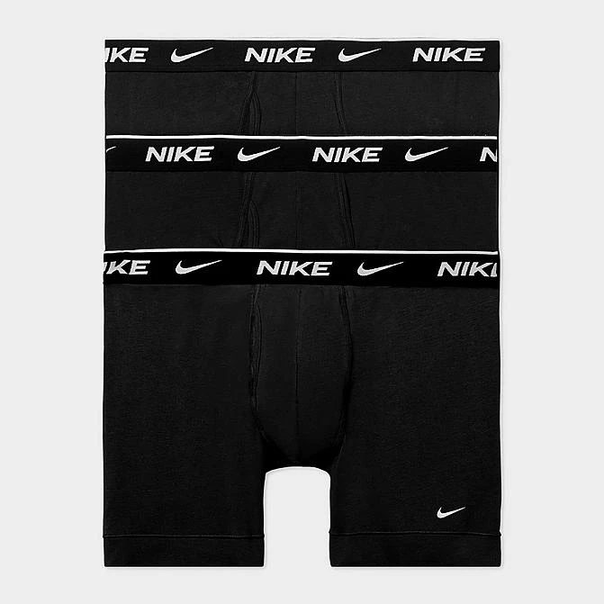 Men's Nike Stretch Cotton Boxer Briefs (3-Pack) Black/Black/Black - KE1167 001 2 Men's Nike Stretch Cotton Boxer Briefs (3-Pack) Black/Black/Black - KE1167 001