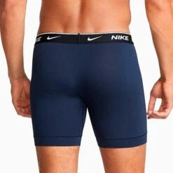 Men's Nike Stretch Cotton Boxer Briefs (3-Pack) Obsidian/Game Royal/Black - KE1167 475 -Deals Adidas Store KE1167 475 P4