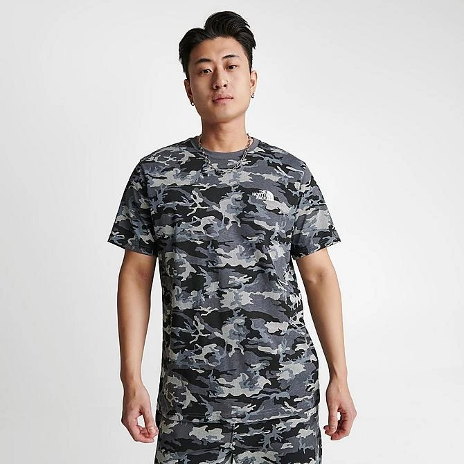 Men's The North Face Simple Dome T-Shirt Black/White/Grey - NF0A2TX5 001 5 Men's The North Face Simple Dome T-Shirt Black/White/Grey - NF0A2TX5 001 - Image 3