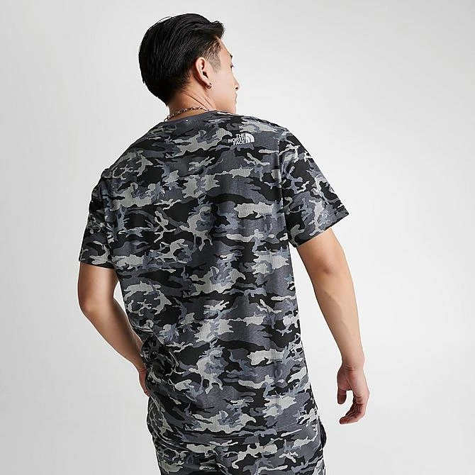 Men's The North Face Simple Dome T-Shirt Black/White/Grey - NF0A2TX5 001 6 Men's The North Face Simple Dome T-Shirt Black/White/Grey - NF0A2TX5 001 - Image 4