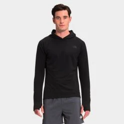 Men's The North Face Wander Sun Hoodie TNF Black - NF0A53BS 001